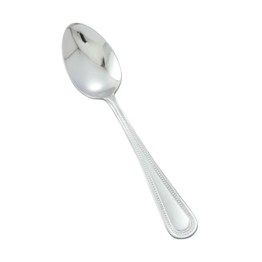 Winco 0005-01 Teaspoon, 18/0 Stainless Steel, Heavy Weight, Mirror Finish, Dots Style