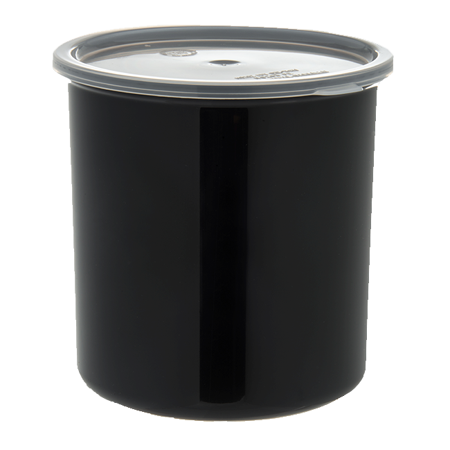 Carlisle 30203 Classic Crock, 2.7 qt., SAN, black, NSF