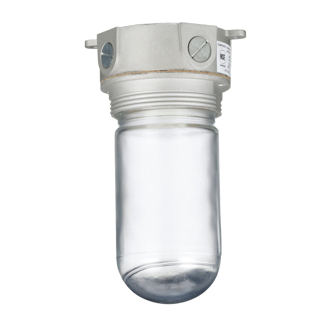 Component Hardware VSX-100-PX Aluminum Surface Mount Incandescent Refrigeration Light, 120 VAC