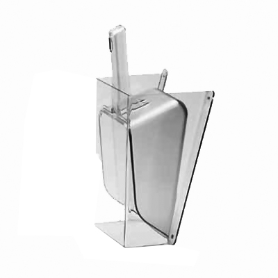 Cal-Mil 1031-64 Econo Scoop Guard with 64 Oz Scoop - Polycarbonate, Clear