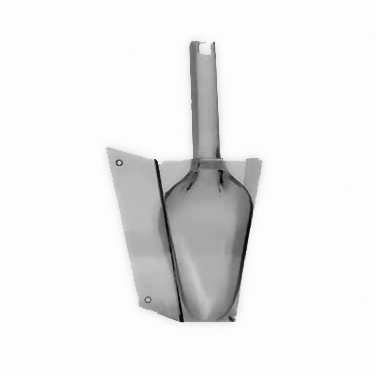Cal-Mil 1031-6 Econo Scoop Guard with 6 Oz Scoop - Polycarbonate, Clear