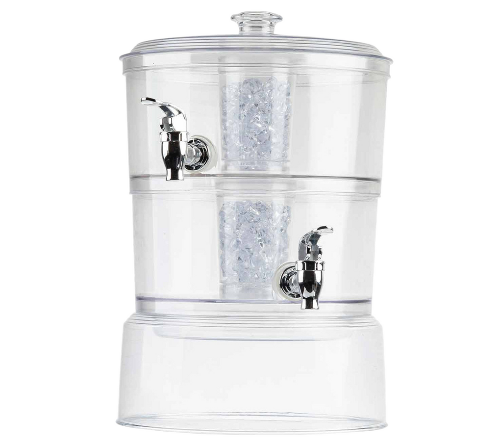 Tablecraft 10961 Two-Tiered Stackable Beverage Dispenser