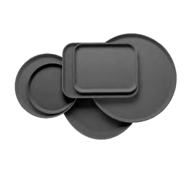 Cambro 1216CT110 Camtread "Rectangular" Serving Tray, Black Satin, NSF