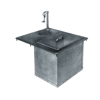 Delfield 204 Ice & Water Unit, Drop-in Insulated Ice Chest