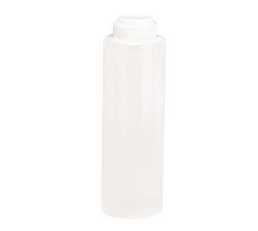 TableCraft Products 2112C-1 Clear Squeeze Bottle, 12 oz., Made in USA