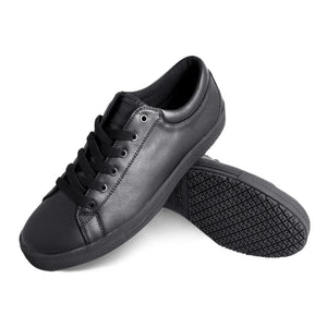 Genuine Grip 270 Women's Retro Lace-Up, Slip Resistant Work Shoes, Black