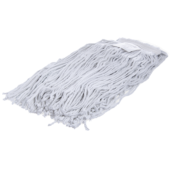 Carlisle 369074B00 Flo-Pac® Wet Mop Head #24 - Large, White