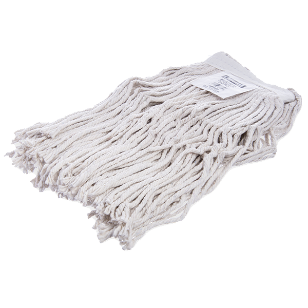 Carlisle 369816B00 Flo-Pac Wet Mop Head, #16, small, 4 ply, cut-end