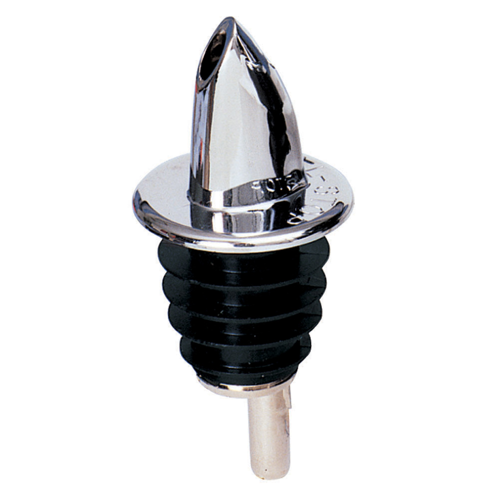 Spill-Stop 370-00 Pourer, plastic, soft poly-kork, chrome Made in USA