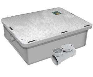 Endura Low Profile Grease Interceptor, 25 GPM, 53 lbs. Grease Capacity, NSF