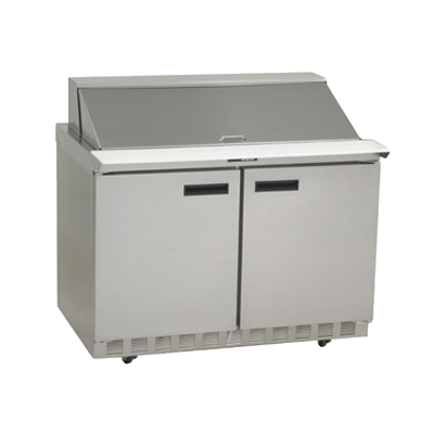 Delfield 4448N-18M Mega Top Refrigerator, two-section, 48" W, NSF