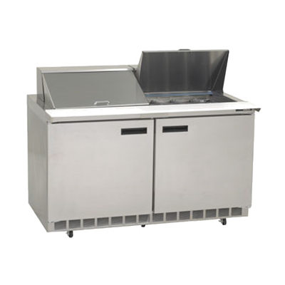 Delfield 4460N-24M Mega Top Refrigerator, two-section, 60" W, NSF