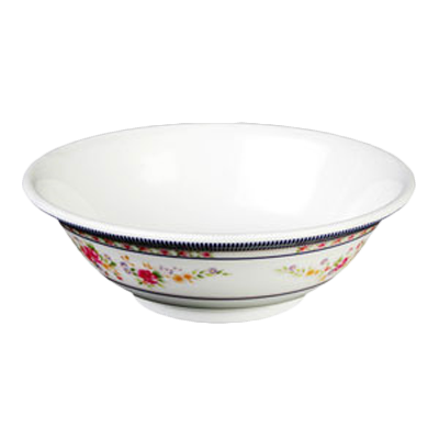 Thunder Group 5070AR Rose 1.13 Qt. Round Melamine Rimless Bowl