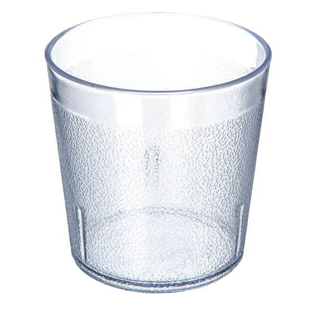 Carlisle 552907 Stackable™ Old Fashioned Tumbler, 9 oz., SAN, Clear