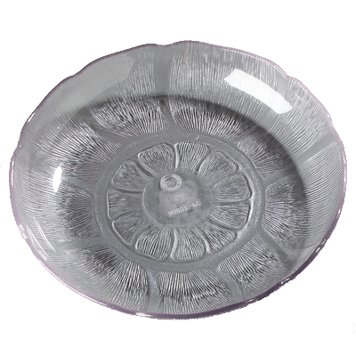 Carlisle 690707 Petal Mist® Soup/Salad Plate 8" Dia., Polycarbonate, Clear, NSF