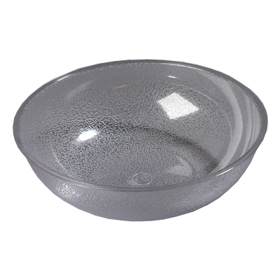 Carlisle 721207 Salad Bowl, 5-1/2 qt., 12" dia., round, polycarbonate, clear, NSF