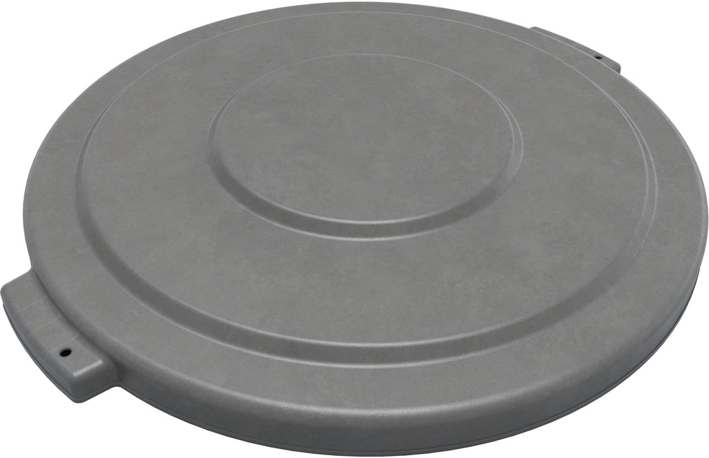 Carlisle 84103323 Bronco™ Trash Can Lid (For 32 Gallon Trash Can), Plastic Gray