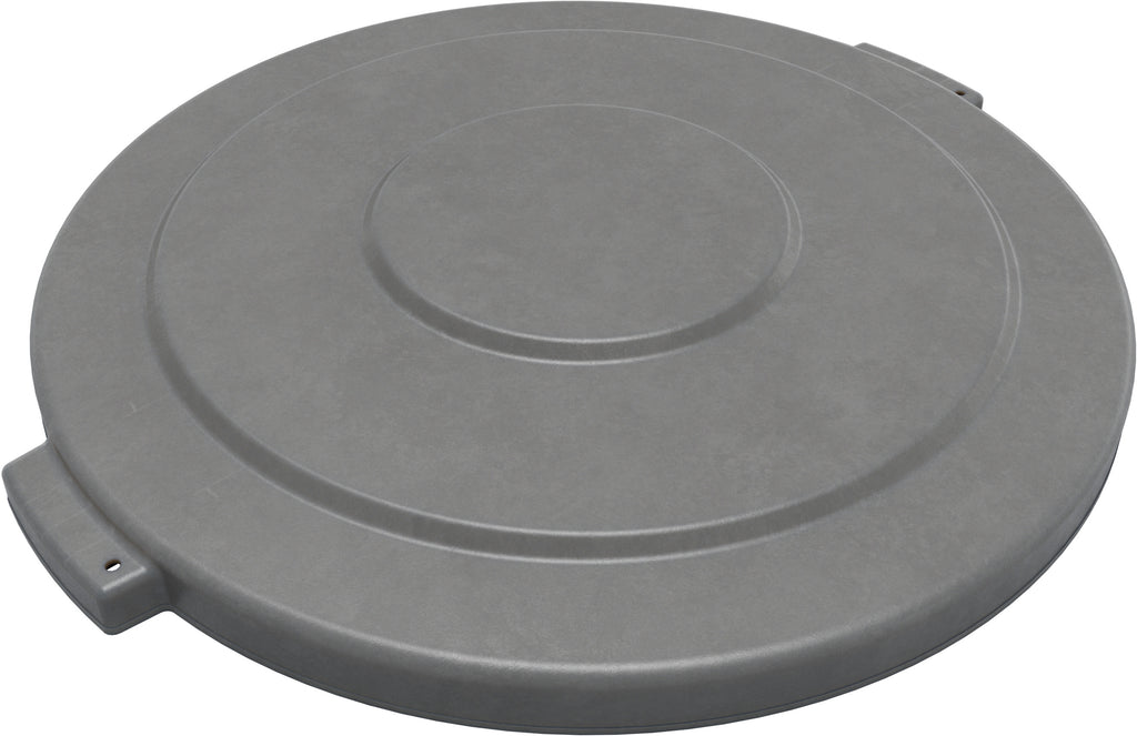 Carlisle 84104523 Bronco™ Trash Can Lid (For 44 Gallon Trash Can), Plastic Gray, NSF