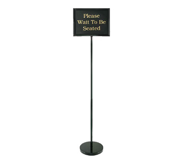 Chef Master 90033 Hostess Sign, Aluminum & Steel, Black