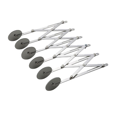 Winco ADD-6 Dough Divider, 6 wheel, adjustable from 3/4" to 4-3/4", stainless steel