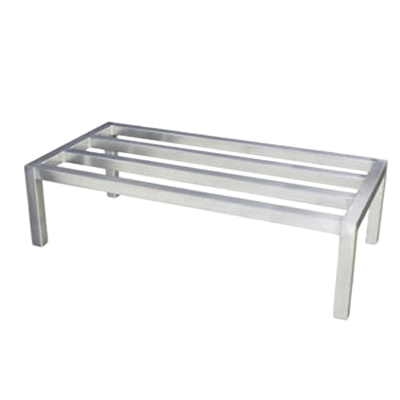 Thunder Group ALDN2048 Dunnage Rack 20" x 48" x 12" Square Tubing, Aluminum, NSF