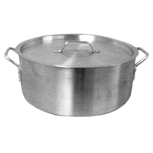 Thunder Group ALSKBP008 Brazier Pot 40 Qt with Cover, Aluminum, NSF