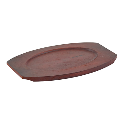 Winco APL-11UL Underliner, 11", for sizzling platter (APL-11), oval, wood