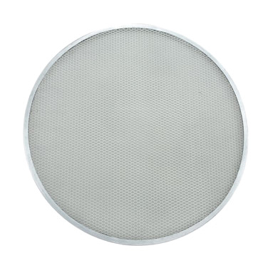 Winco APZS-19 Pizza Screen, 19" dia., round, seamless, aluminum