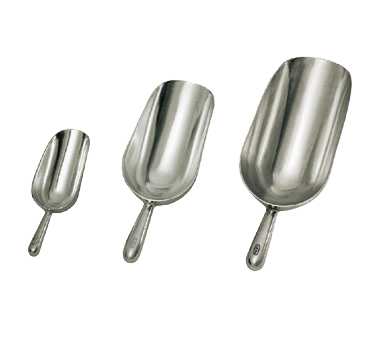 Winco AS-85 Scoop, 85 oz., aluminum