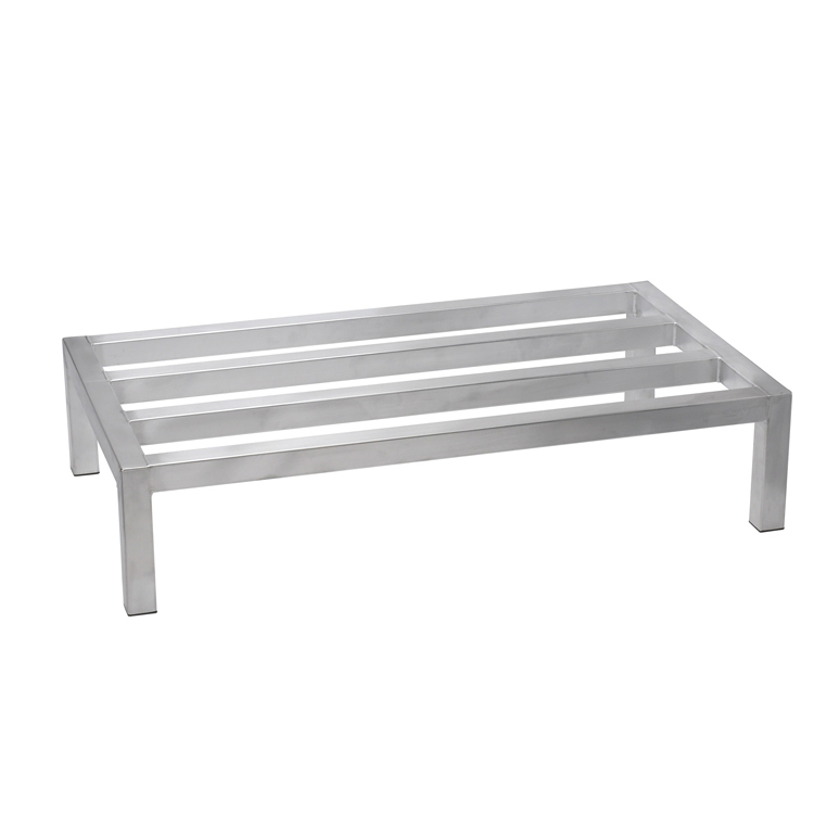 Winco ASDR-2048 Dunnage Rack, Aluminum 20" x 48" x 8"