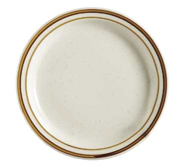 CAC China AZ-6 Arizona Plate, 6-5/8" dia. x 3/4"H, round, narrow rim