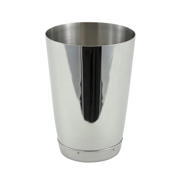 Winco BS-15 Bar Shaker, 15 oz., shaker only, stainless steel