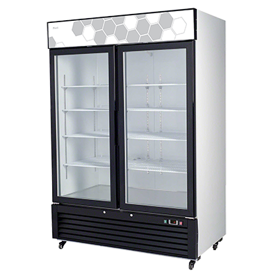 Migali C-49FM-HC  Freezer Merchandiser (Reach-in, Two-Section), 115v/60/1-ph