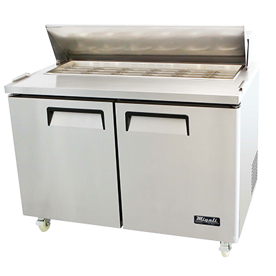 Migali C-SP48-18BT-HC Competitor Series® Two-Section Big Top Sandwich Prep Table 115v/60/1-ph