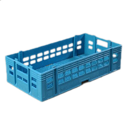 Carlisle C11114 OptiClean™ Stack-All® Dishwasher Flatware Rack, half-size, 19-3/4" x 10" x 5", open bottom, blue, NSF