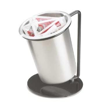 Cal-Mil 1226-13-SOLID 6" Flatware Display with Solid Flatware Cylinder - Iron, Black