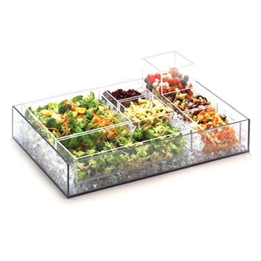 Cal-Mil 1391-12 Cater Choice Box - Acrylic, Clear