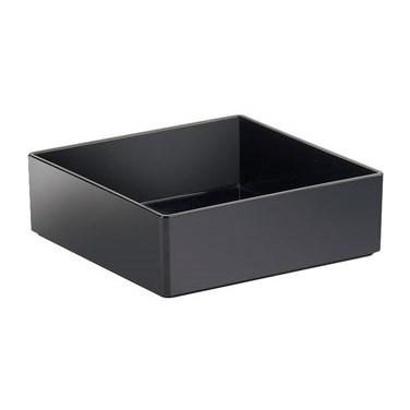 Cal-Mil 1393-13M Cater Choice Box, Square, Melamine, Black
