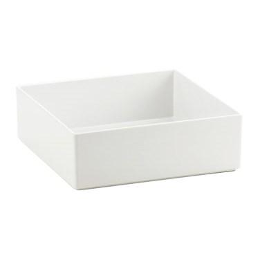 Cal-Mil 1393-15M Cater Choice Box, Square, Melamine, White