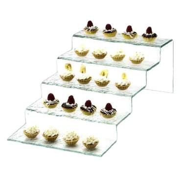Cal-Mil 1463 5-Tier Glacier Riser, Glass