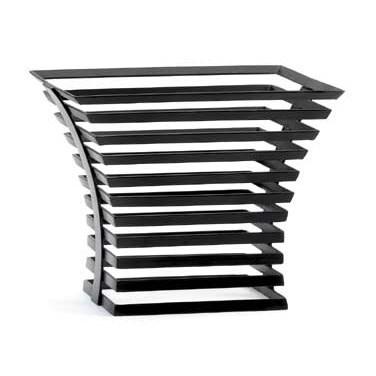 Cal-Mil 1466-10-13 12" Square Buffet Riser - 10"H, Metal, Black