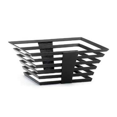 Cal-Mil 1466-5-13 12" Square Buffet Riser - 5"H, Metal, Black