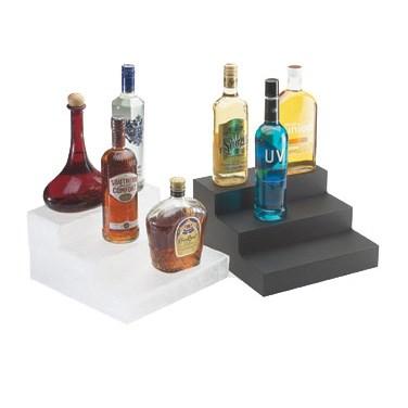 Cal-Mil 1491-67 Classic Three-Step Bottle Display, Acrylic, Crystal Ice