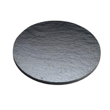 Cal-Mil 1523-12-65 12" Round Display Tray - Slate, Black