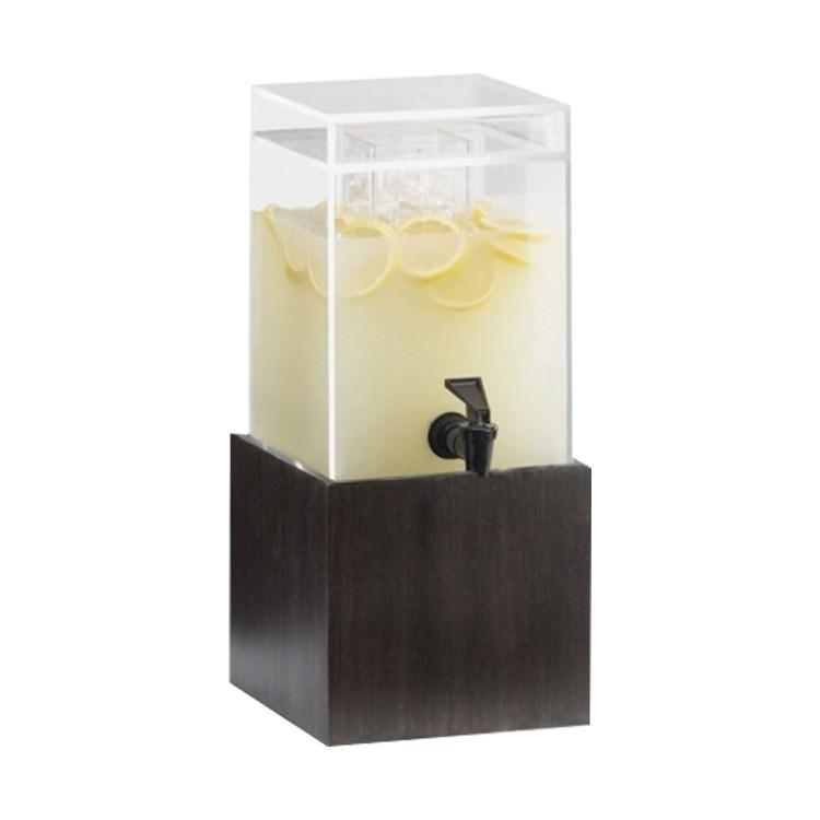 Cal-Mil 1527-1-96 1.5 Gallon Midnight Bamboo Beverage Dispenser