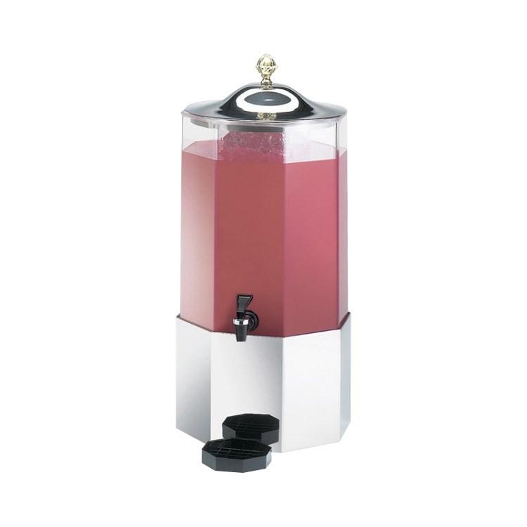 Cal-Mil 152-SS 3 Gallon Octagon Stainless Steel Dispenser