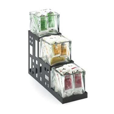 Cal-Mil 1604-13 Squared Black Three Jar Display