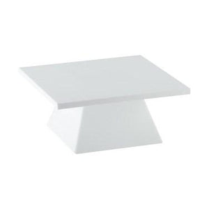 Cal-Mil 1917-1-15 Pedestal Riser - 4.75"H, Square, Acrylic, White