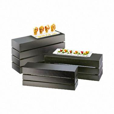 Cal-Mil 1943-3-96 Midnight Rectangle Crate Riser - 3"H