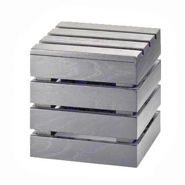 Cal-Mil 1944-9-96 Midnight Square Bamboo Crate Riser - 9"H